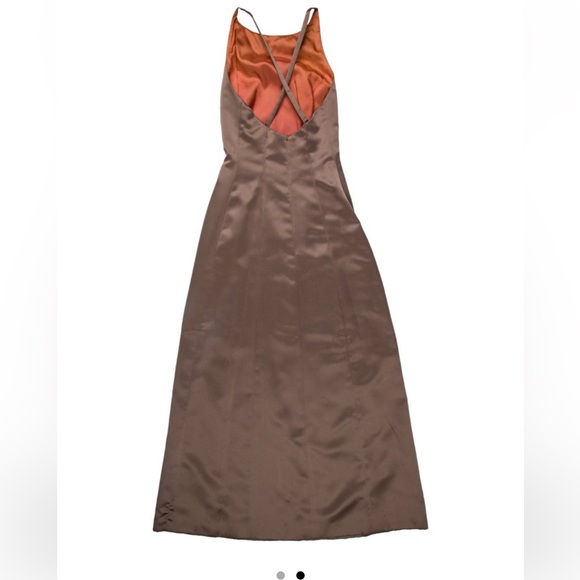 VERA WANG EVENING GOWN in chocolate - Picture 2 of 3